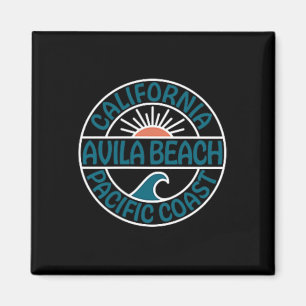 Avila Beach California Front And Back  Magnet