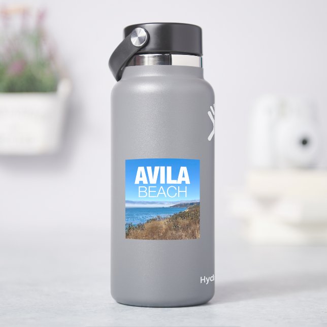 Avila Beach California Overlook Photography Laptop Sticker (HydroFlask)