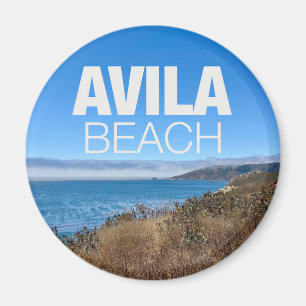 Avila Beach California Overlook Photography Magnet