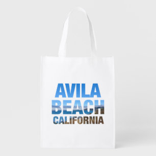 Avila Beach California Vacation Grocery Bag