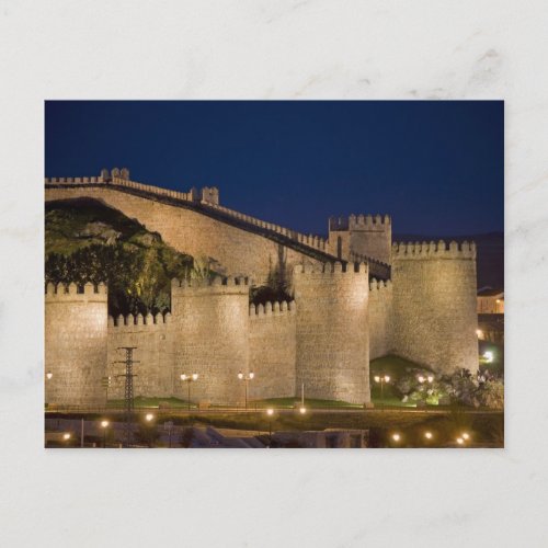 Avila Castile and Leon Spain Postcard