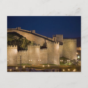 Avila, Castile and Leon, Spain Postcard