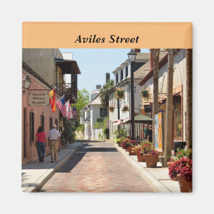 Aviles street St. Augustine, Florida  Magnet