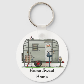 Avion Camper Trailer HSH Keychain