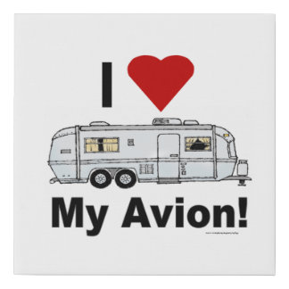 Avion Wall Decor 73-80's Models Faux Canvas Print