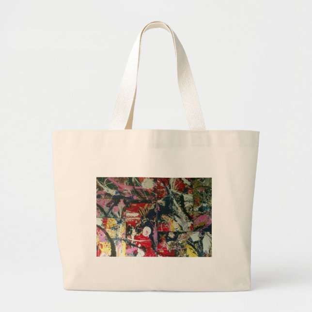 Avise Drips Large Tote Bag (Front)