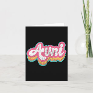 Avni First Name Girl Vintage 70s 80s Personalized Card