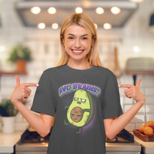 Avo Brains Zombie Avocado T_Shirt