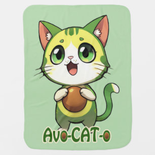 Avo-CAT-o Baby Blanket