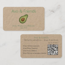 Avo & Friends | Avocado Logo Healthy Food -