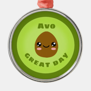 Avo great day metal ornament