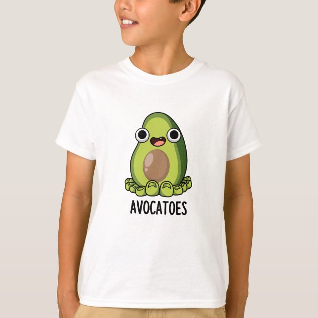 Avoca-toes Funny Avocado Puns  T-Shirt (Front)