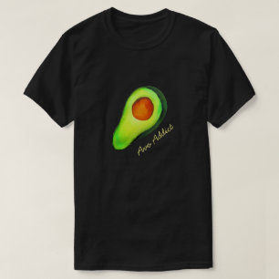 Avocado addict green cute art T-Shirt