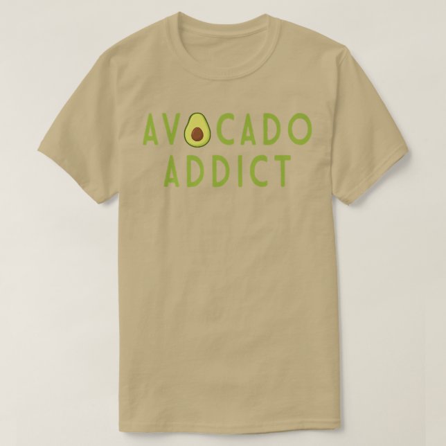 Avocado Addict Holy Guacamole Lover World Vegan Ve T-Shirt (Design Front)
