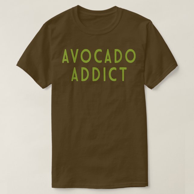 Avocado Addict Holy Guacamole Lover World Vegan Ve T-Shirt (Design Front)