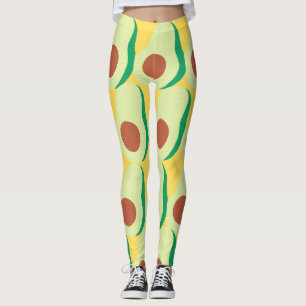 Avocado and Yellow Leggings