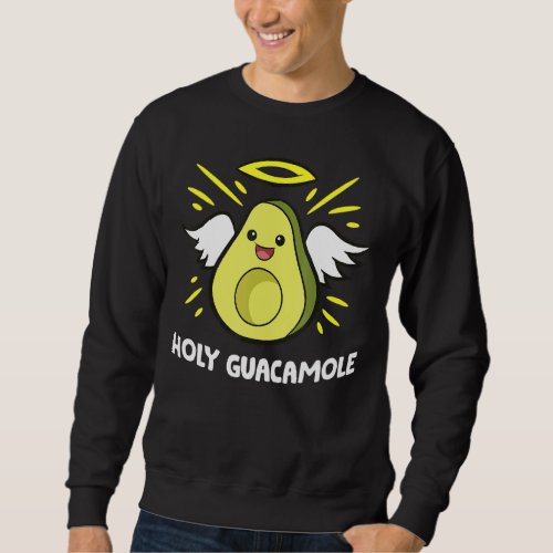 Avocado Angel Holy Guacamole Sweatshirt