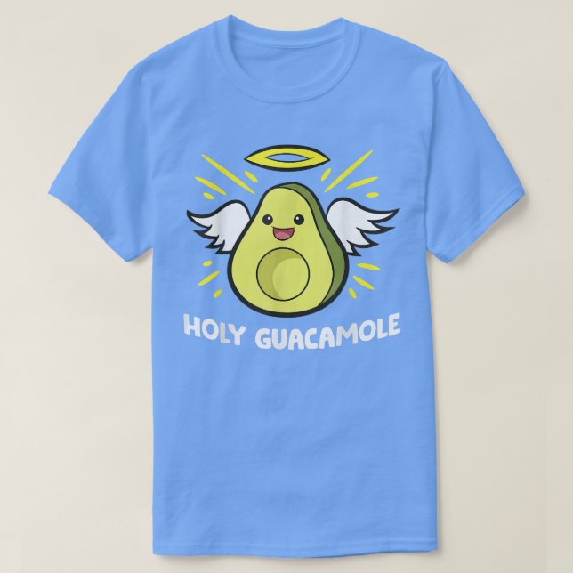 Avocado Angel Holy Guacamole  T-Shirt (Design Front)
