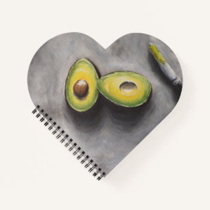 Avocado Art Modern Still Life Breakfast Helthy Fat Notebook