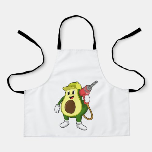 Avocado as Craftsman with Drill Apron