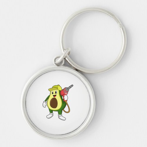 Avocado as Craftsman with Drill Keychain