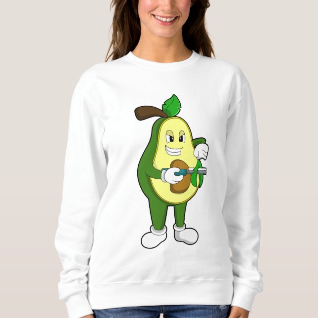 Avocado as Hairdresser with Razor Sweatshirt (Front)