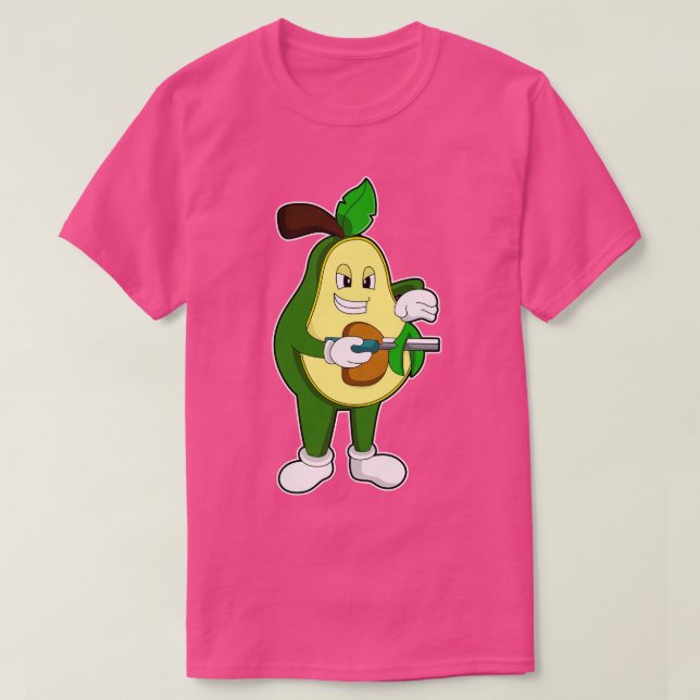 Avocado As Hairdresser With Razor  T-Shirt (Design Front)