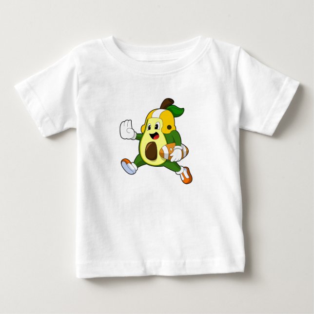 Avocado at Football Sports Baby T-Shirt (Front)