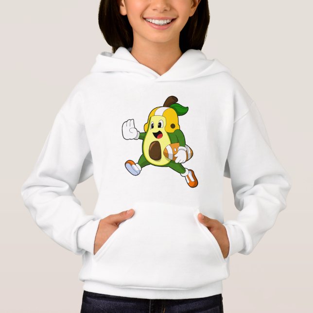 Avocado at Football Sports Hoodie (Front)