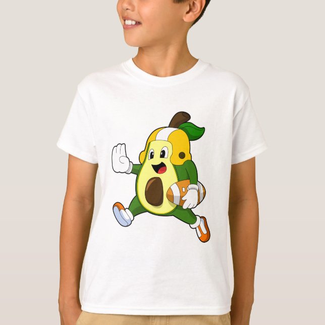 Avocado at Football Sports T-Shirt (Front)