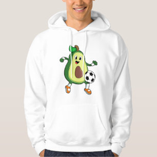 Avocado at Soccer Sports Hoodie