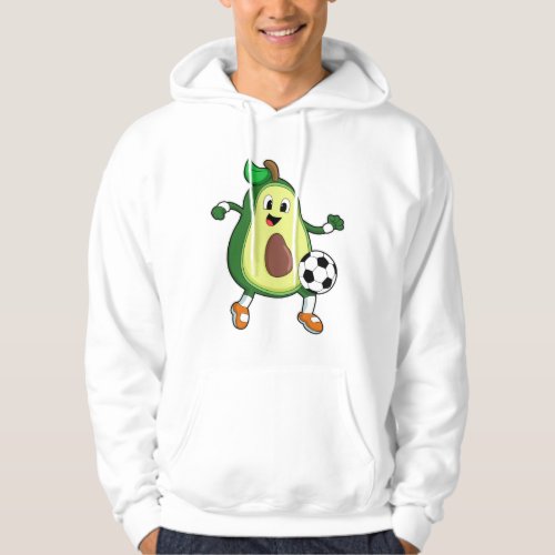 Avocado at Soccer Sports Hoodie