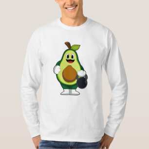 Avocado at Strength training with Dumbbells T-Shirt