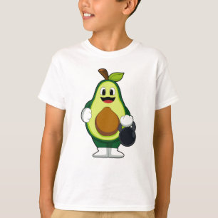 Avocado at Strength training with Dumbbells T-Shirt