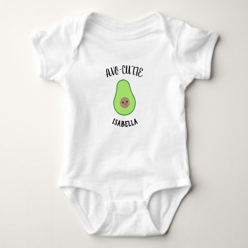 Avocado Avo_Cutie Personalized Baby Bodysuit