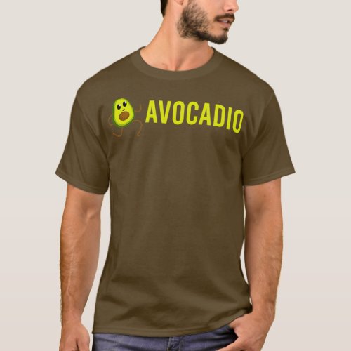 Avocado Avocadio Runner Funny Gift Idea 2 T_Shirt