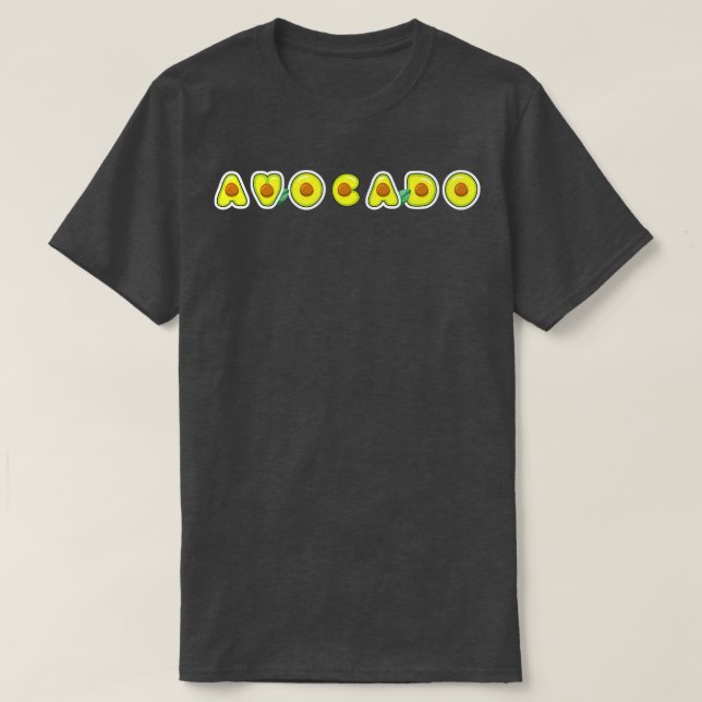 Avocado Avocado Vegan T-Shirt (Design Front)