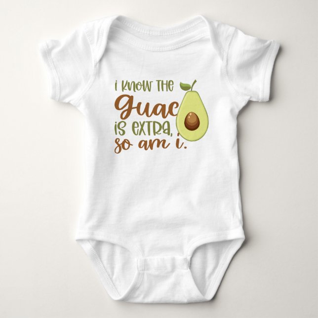 Avocado Baby Bodysuit (Front)
