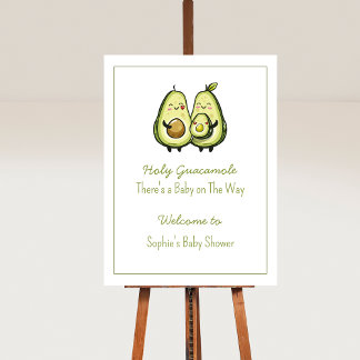 Avocado Baby Shower Welcome Sign