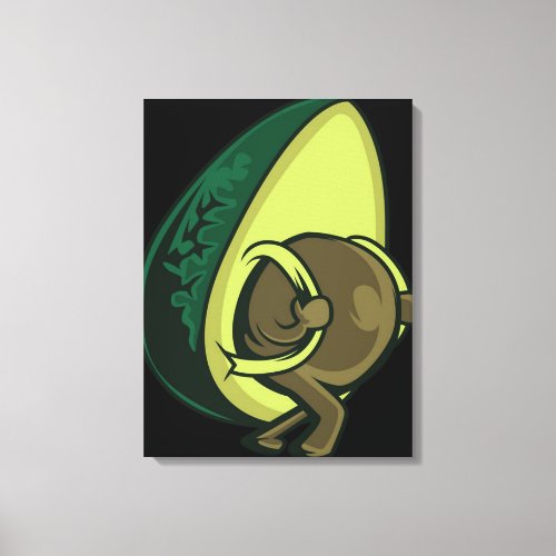 Avocado Backpack Travel _ Funny Avocado Lover Gift Canvas Print