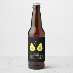 Avocado Better Together Beer Bottle Label