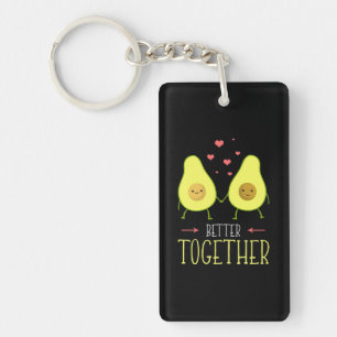 Avocado Better Together Keychain