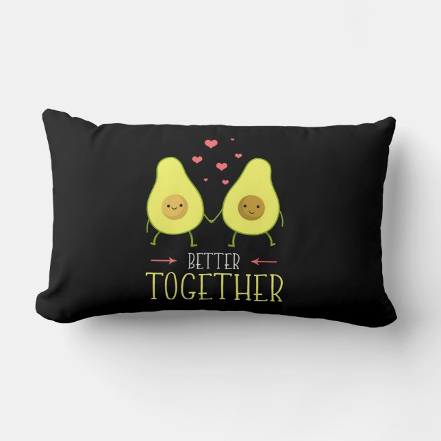 Avocado Better Together Lumbar Pillow (Front)