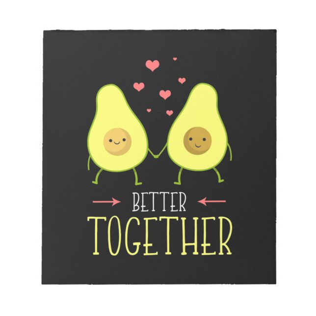 Avocado Better Together Notepad (Front)