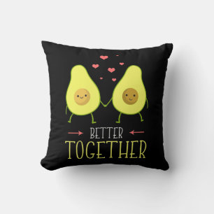 Avocado Better Together Throw Pillow