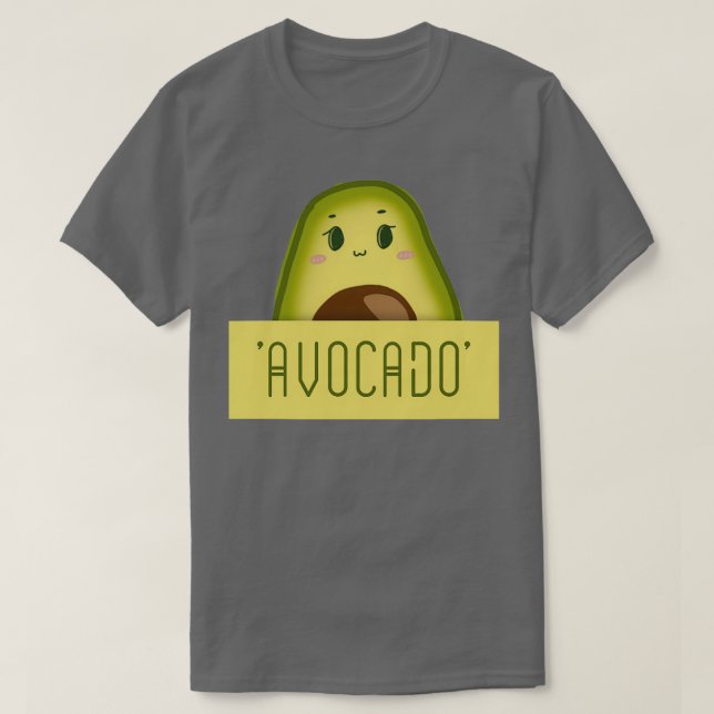 Avocado Box Logo T-Shirt (Design Front)