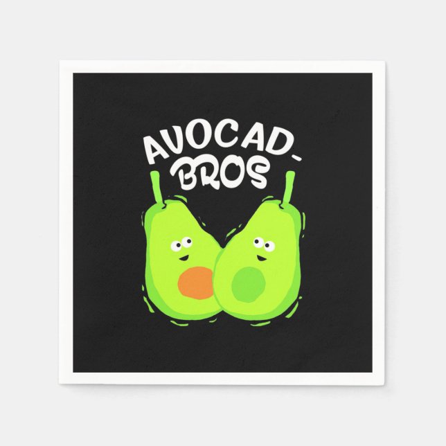 Avocado Brother Napkins (Front)