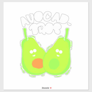 Avocado Brother Sticker