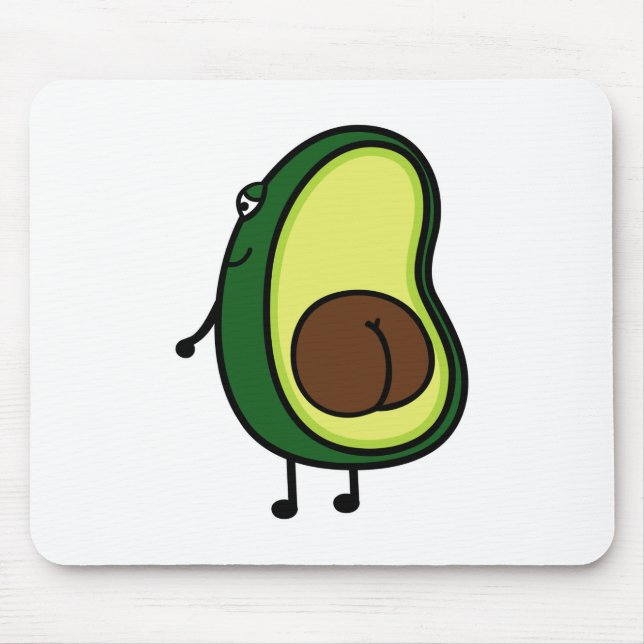 Avocado butt mouse pad (Front)