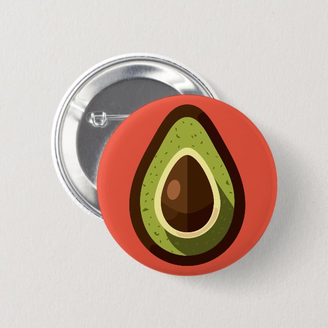 avocado button (Front & Back)